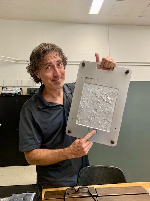 Paul Holloway works with PH Tool to design CUT Boards for testing and training NDT operators.