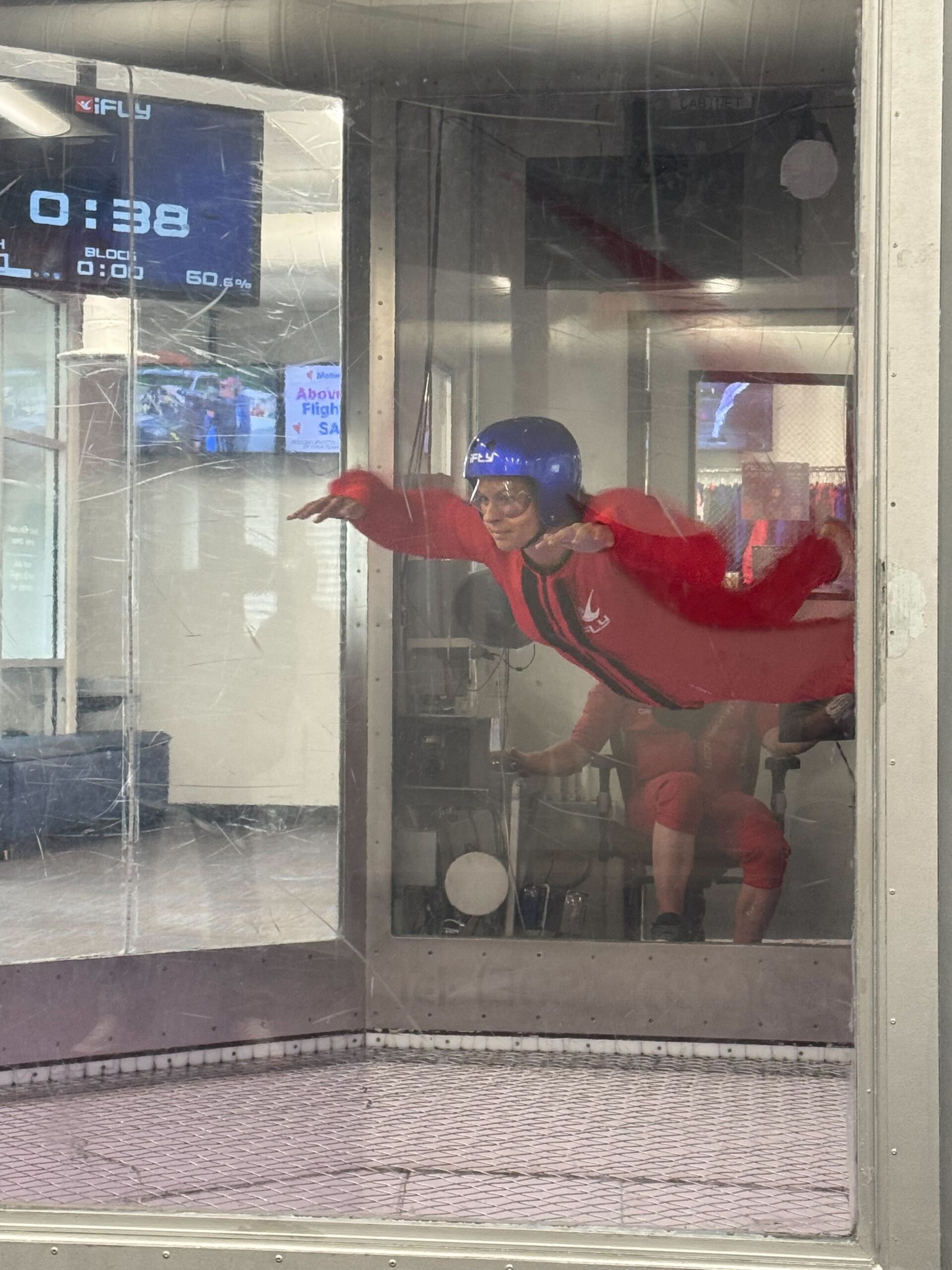 Our team recently went indoor skydiving in Denver.