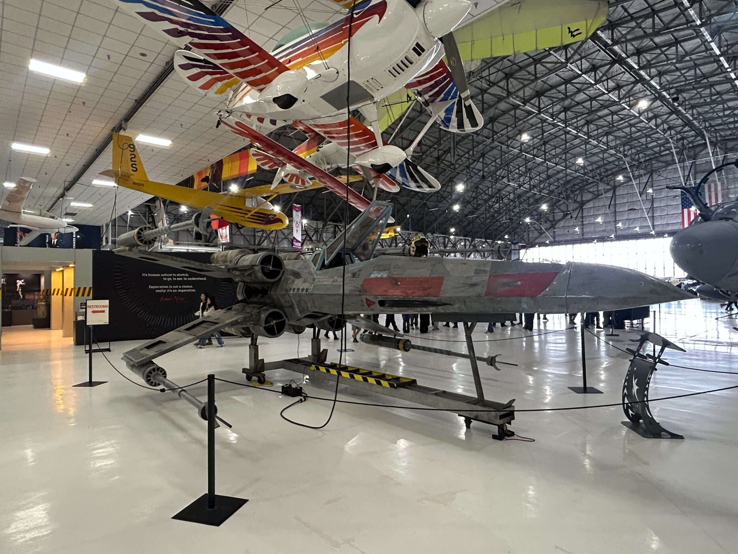 This is one of the airplanes our team saw at the Wings Over Rockies Museum.