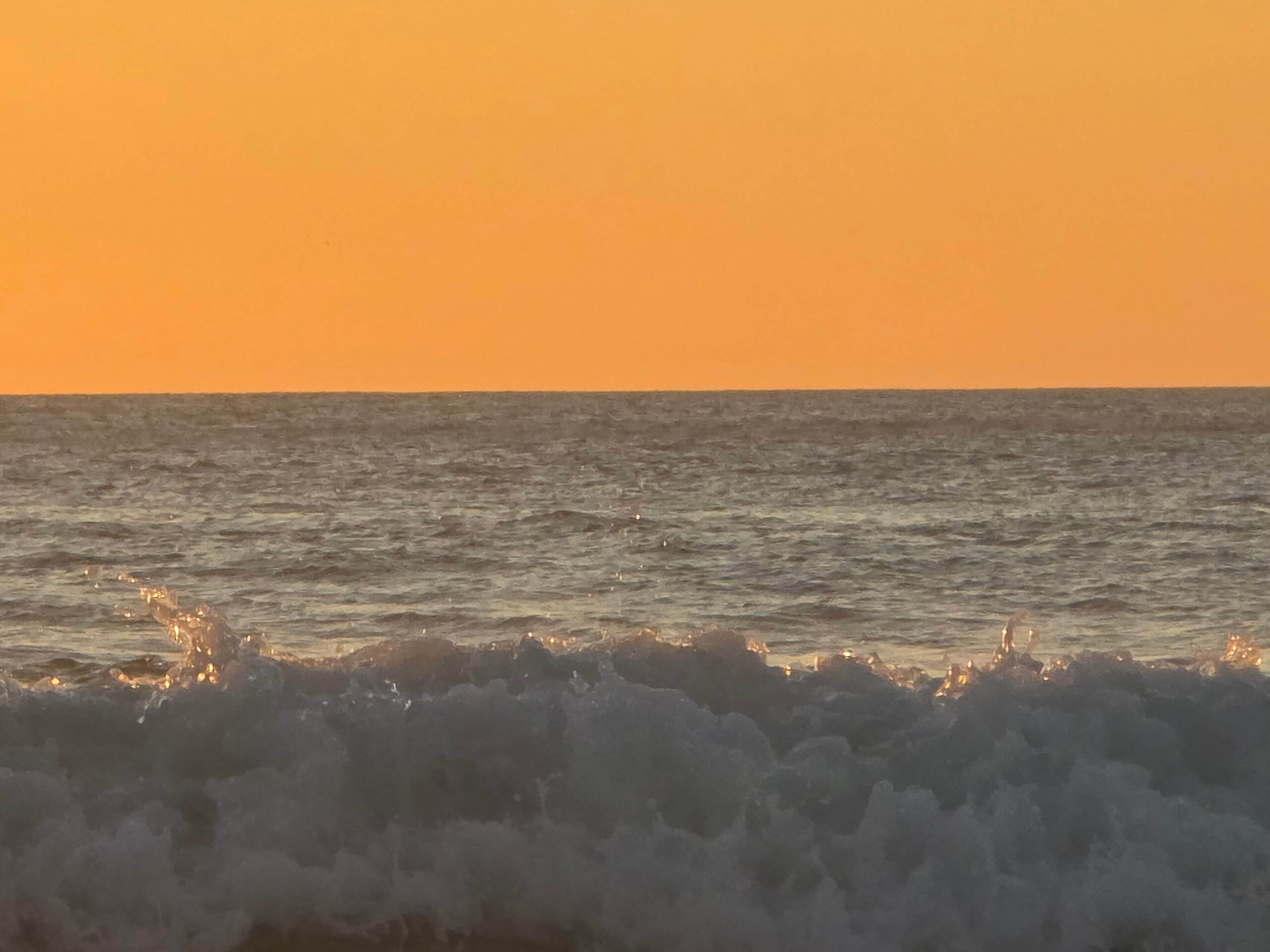 This picture shows the beach in Tamarindo, Costa Rica.