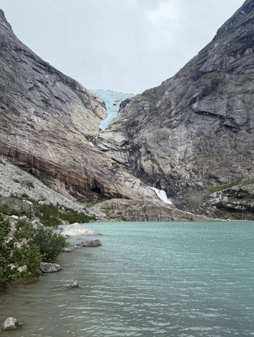 This is an image of the Briksdal Glaciers in Norway.